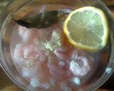 A picture of step 1 of Sig's Purple Potato and Prawn Puree.