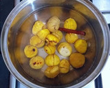 Foto del paso 7 de la receta: Crema de castañas asadas y glaseadas con frutos secos
