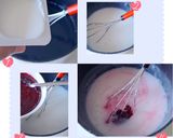 Hình bước làm 4 của món RAU CÂU sữa chua-thanh long đỏ