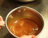 A picture of step 2 of Miso Motsu Nabe (Hakata Specialty).