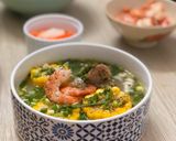 Hình bước làm 3 của món Nui sườn tôm