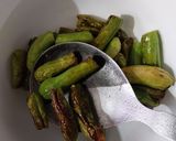 A picture of step 1 of Ivy-gourd curry.