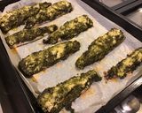 Une image de l'étape 7 de Filets de maquereaux aux épinards et parmesan.