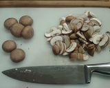 A picture of step 1 of Butter poached mushrooms..