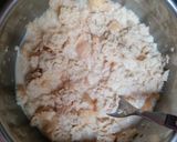 A picture of step 2 of Ají de gallina (Peruvian dish).