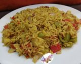 A picture of step 2 of Potato fried rice.
