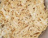A picture of step 2 of Spaghetti Balls and Meat sauce.