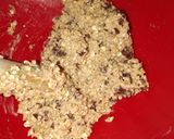 A picture of step 5 of Tahini chocolate chip cookies.