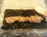 A picture of step 6 of Simple Sushi rolls w/ spicy crab.