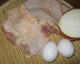 A picture of step 1 of Miyazaki's Specialty Chicken Nanban.