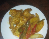 Foto del paso 5 de la receta: Muslitos de pollo glaseados con papas panaderas