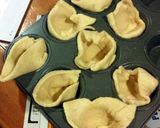 A picture of step 6 of Drunk Janna's coconut cream muffins.