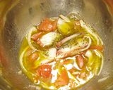 A picture of step 2 of Authentic Chilled Pasta with an Oil Based Sauce.
