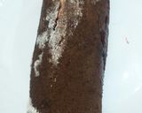 A picture of step 4 of Chocolate Swiss Roll.