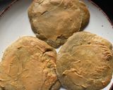 A picture of step 3 of Strawberry Peanut Butter Protein Pancakes.