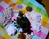A picture of step 1 of Farali Surati pattice.