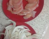 A picture of step 2 of Cheesey potatoe, Bacon + Onion Bake.