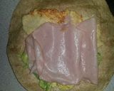 A picture of step 3 of Turkey wraps.
