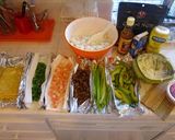 A picture of step 1 of Gori-Chan's California Roll.