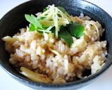 A picture of step 14 of Inari Sushi with Minced Meat and Bamboo Shoots.