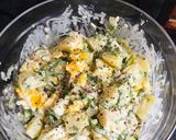 A picture of step 8 of American style Potato Salad 🥗.