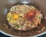 A picture of step 3 of Aloo Matar.