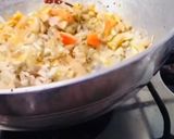 A picture of step 5 of Banana Flower Masala Curry.