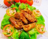 Hình bước làm 3 của món Sườn non nướng sả dầu hào