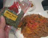 A picture of step 12 of Recommended for Beginners! Tomato Cream Pasta.
