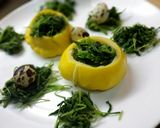 A picture of step 6 of Arugula spicy salad with baby carrot and eggs.