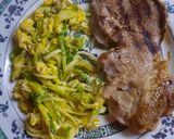 Foto del paso 5 de la receta: Tiras de zucchini con huevo