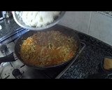 Foto del paso 7 de la receta: Hojas de col rellenas de verduras, pollo y arroz