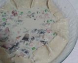 A picture of step 7 of Mushrooms quiche.