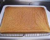 A picture of step 14 of Delicious ! Fragrant Black Tea Roll Cake.