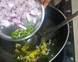 A picture of step 3 of Garlic Bajra Khadi 🥣💞😋.