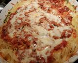 A picture of step 8 of Baked spaghetti lasagna.