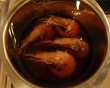 A picture of step 3 of Osechi That Can Be Made In Advance and Frozen - Shrimp Simmered In Umami Sauce.