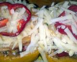 sig's Spicy Rice stuffed Peppers with warm Puy Lentils and Goatscheese. recipe step 8 photo