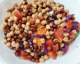 A picture of step 2 of Babugosha Chaat/Salad.