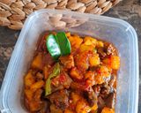 Foto langkah ke 5 dari resep Sambal Goreng Kentang Hati Sapi.