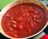 Paradicsomos-csirkés penne 🍅 recept fázis 2 fotója