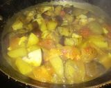 A picture of step 2 of Potato brinjal curry (aloo baingan) recipe.