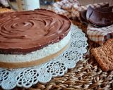 Foto del passaggio 8 della ricetta Cheescake fredda vaniglia e cioccolato