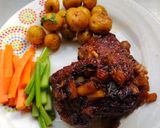 Foto del paso 6 de la receta: Costillas de cerdo con salsa de piña y albahaca picante