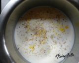 A picture of step 2 of Kesari Badam Pista Milk.