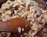 A picture of step 4 of Chili & Cornbread Stuffing Casserole.