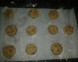 A picture of step 4 of Eggless Chocolate Chip Cookies # Festive Dish contest _ Mombasa#.