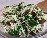 A picture of step 5 of Simple Parmesan Portobellos.