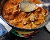 A picture of step 5 of Mutton sukha and mutton curry.