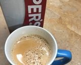 A picture of step 4 of Karak chai.